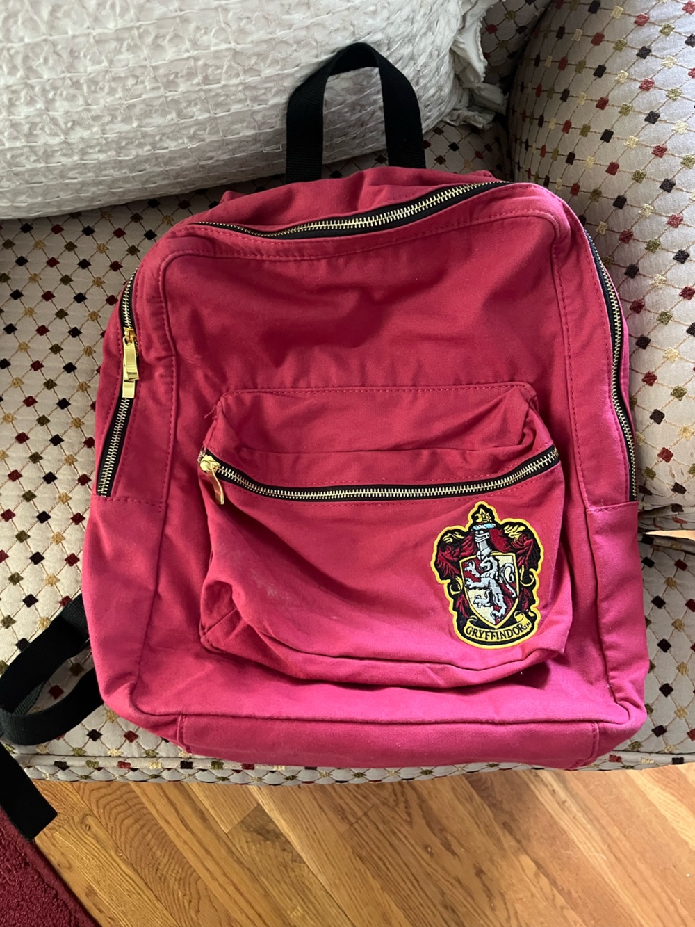 Harry Potter Gryffindor Crest Red Backpack